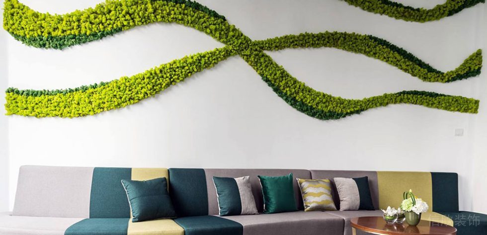 現代北歐風商務辦公空間接待區設計裝修圖