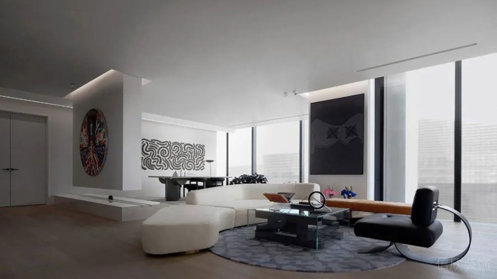 現代風格商務辦公室接待區設計裝修圖