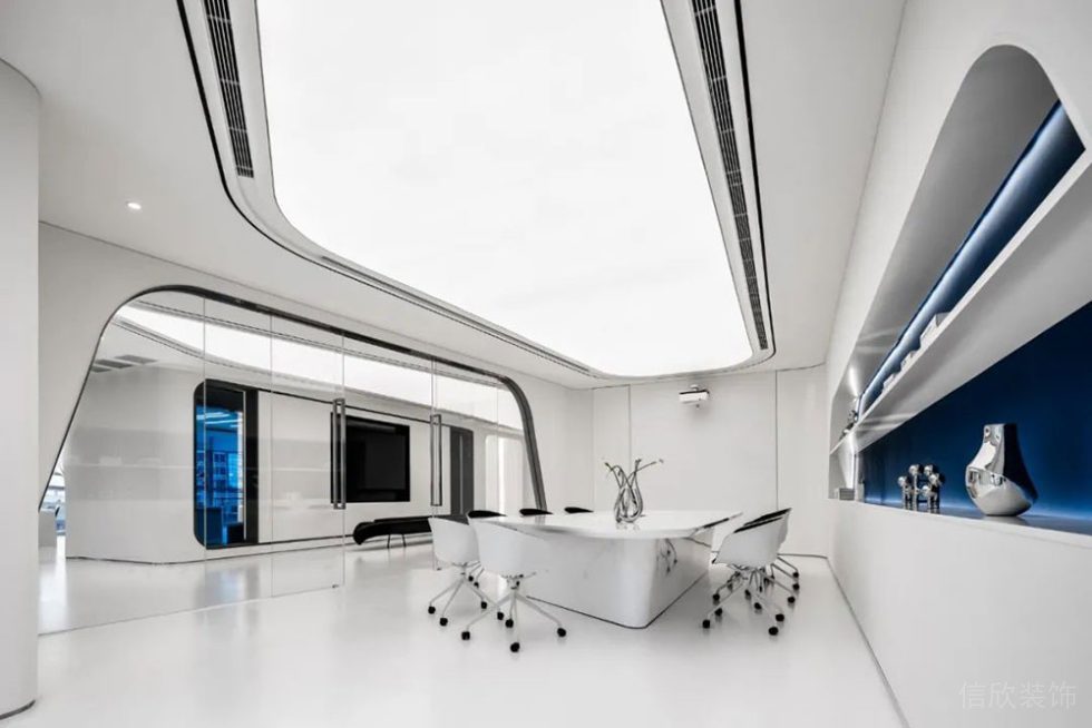 現(xiàn)代風(fēng)格商務(wù)辦公室座談會議室設(shè)計裝修圖