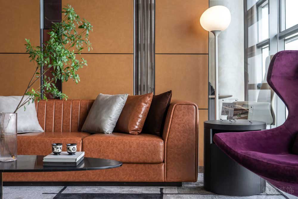 現(xiàn)代簡約風(fēng)辦公室接待區(qū)設(shè)計(jì)裝修圖