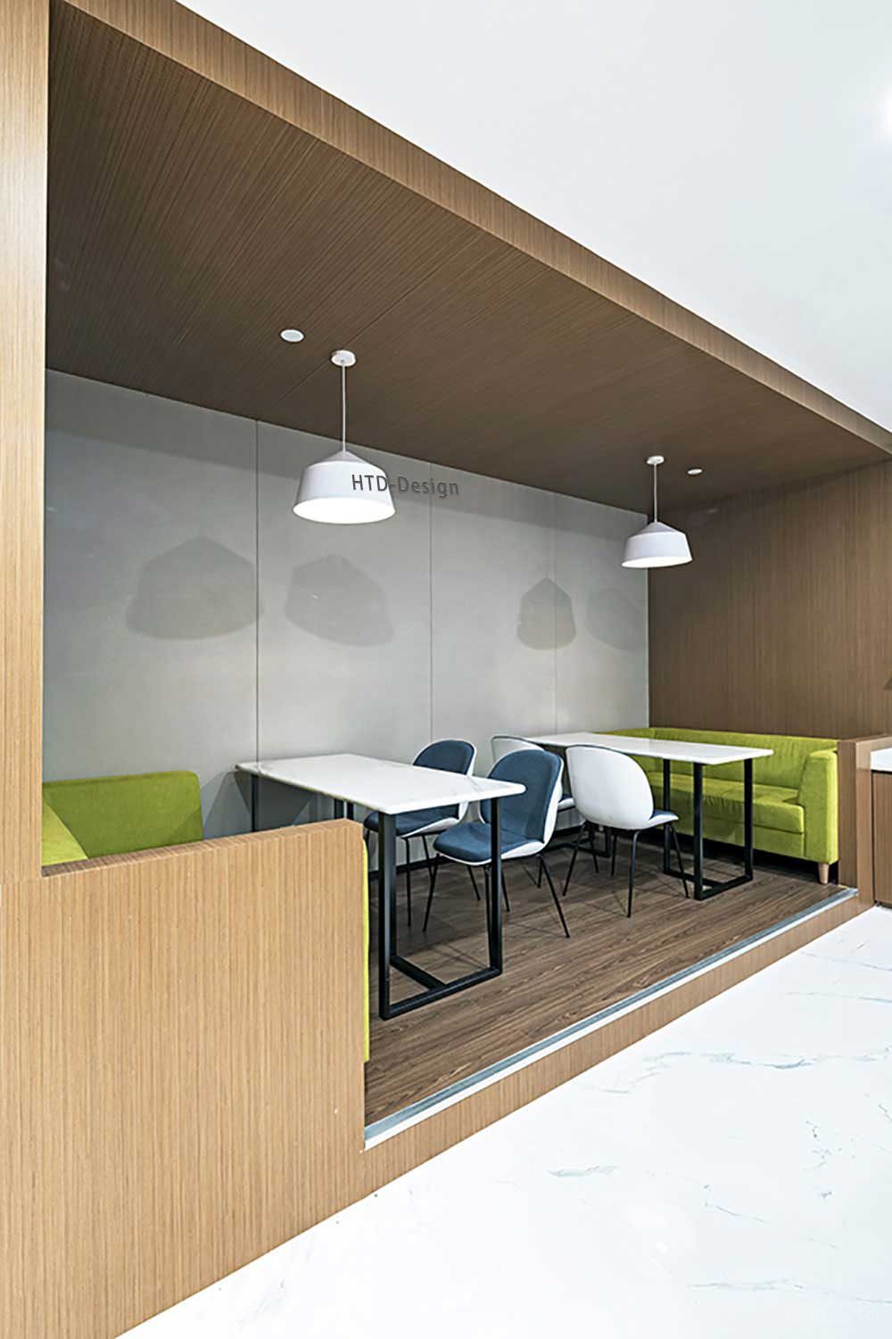 現(xiàn)代簡約風(fēng)格辦公空間案例商務(wù)洽談區(qū)設(shè)計裝修圖