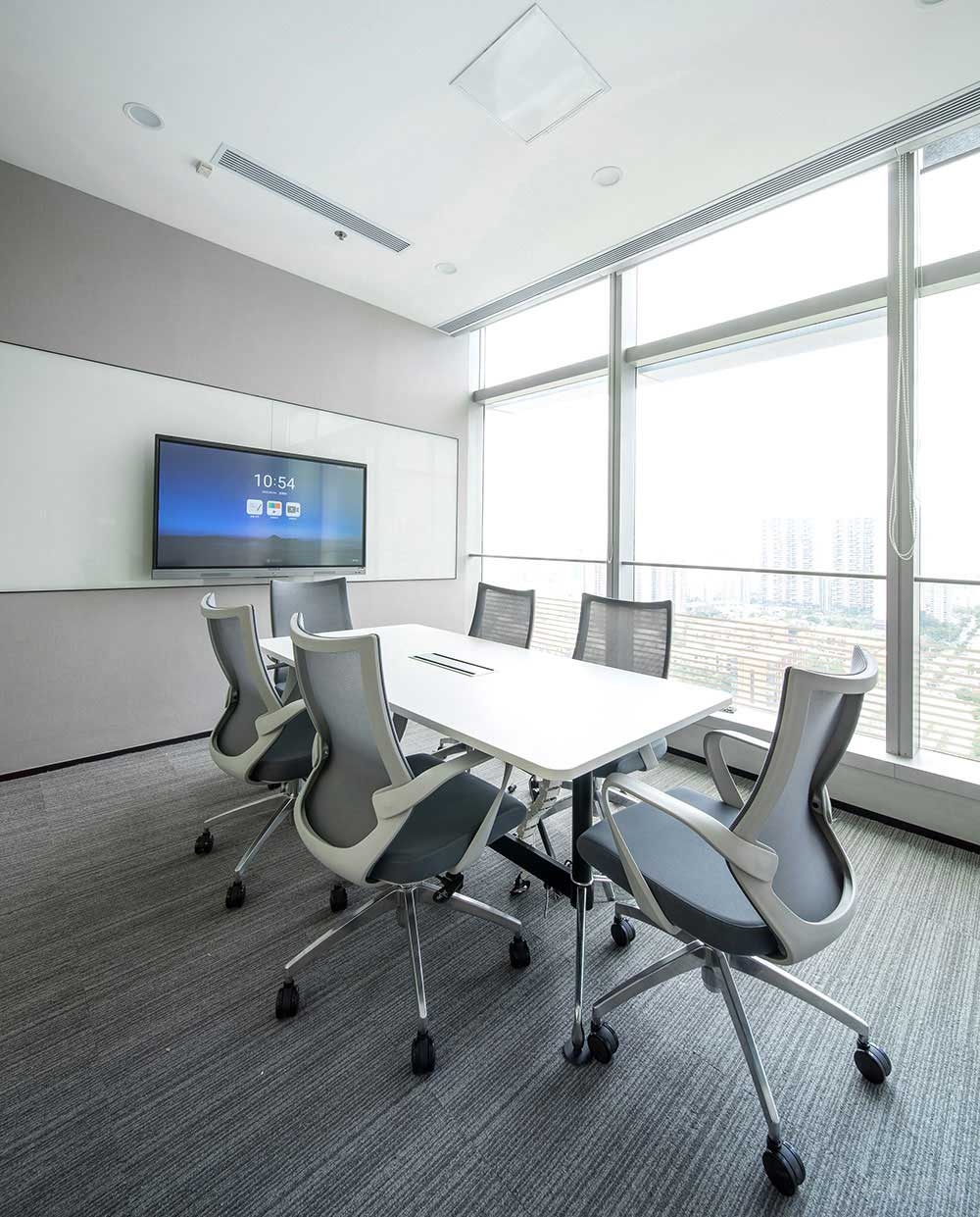 現(xiàn)代簡約風(fēng)格辦公項目商務(wù)洽談室空間裝修圖