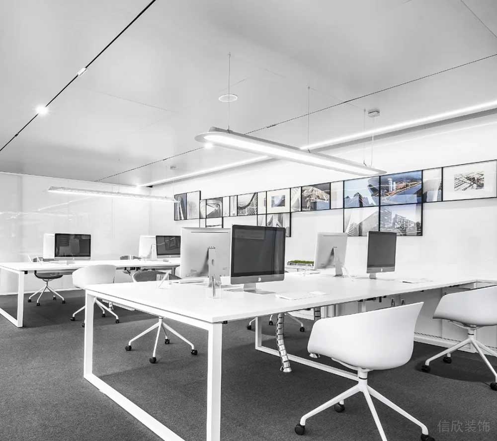 現(xiàn)代簡約風(fēng)格商務(wù)辦公場所工作區(qū)案例裝修圖