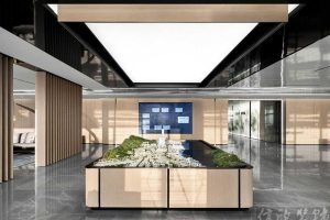 現代簡約風格商務辦公室展廳裝修圖