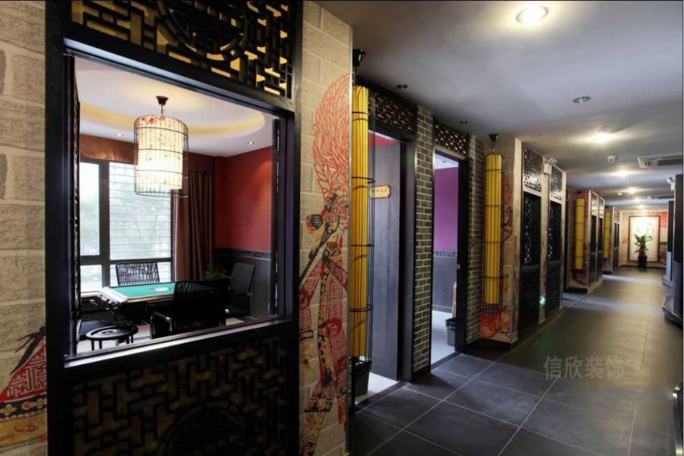 深圳養生館棋牌室裝修設計 深圳養生館棋牌室裝修設計