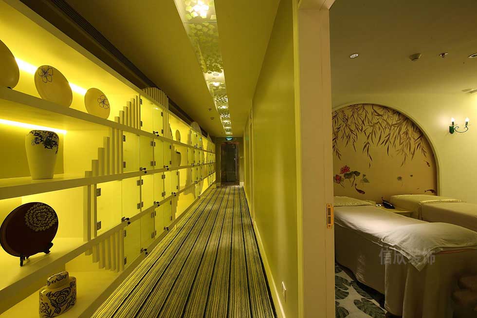 深圳自然田園風(fēng)美容院走廊 深圳自然田園風(fēng)美容院走廊