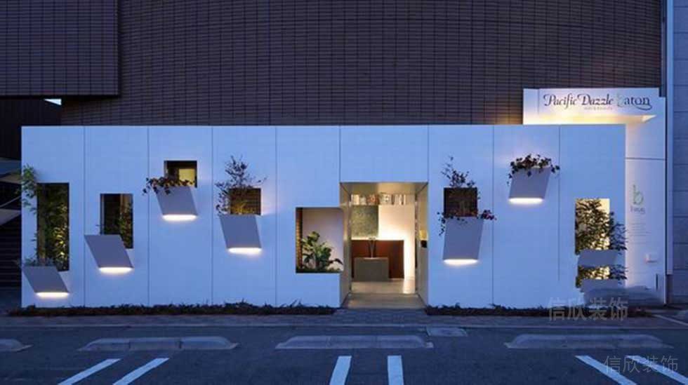 簡約風(fēng)格美發(fā)店外立面