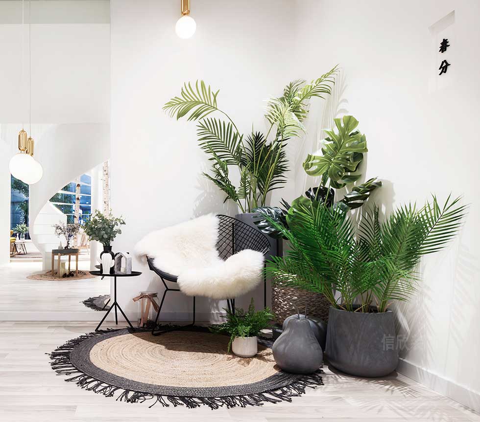 深圳美睫中心一層休閑區(qū)裝修設計