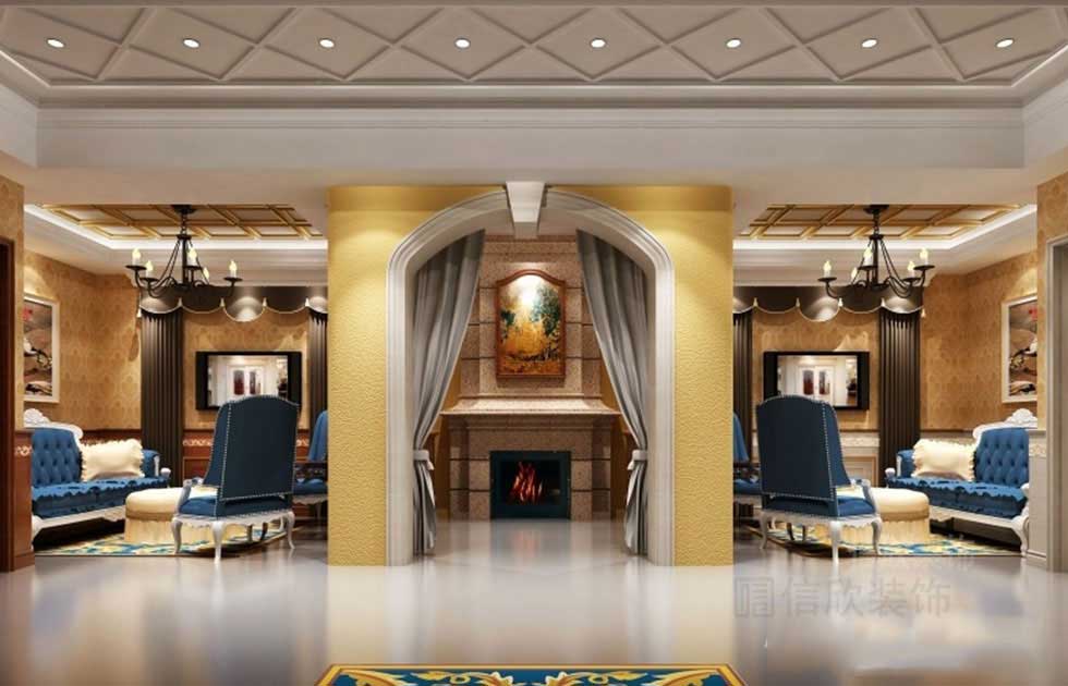 木門產(chǎn)品展廳大廳裝修設計