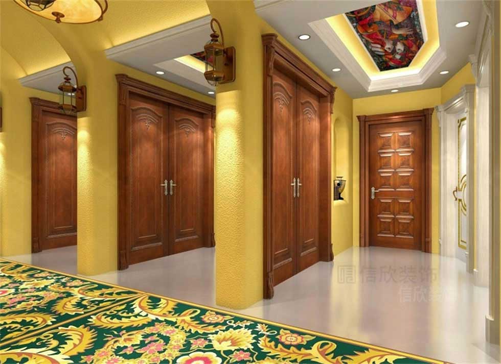 木門產(chǎn)品展廳產(chǎn)品展示區(qū)裝修設計