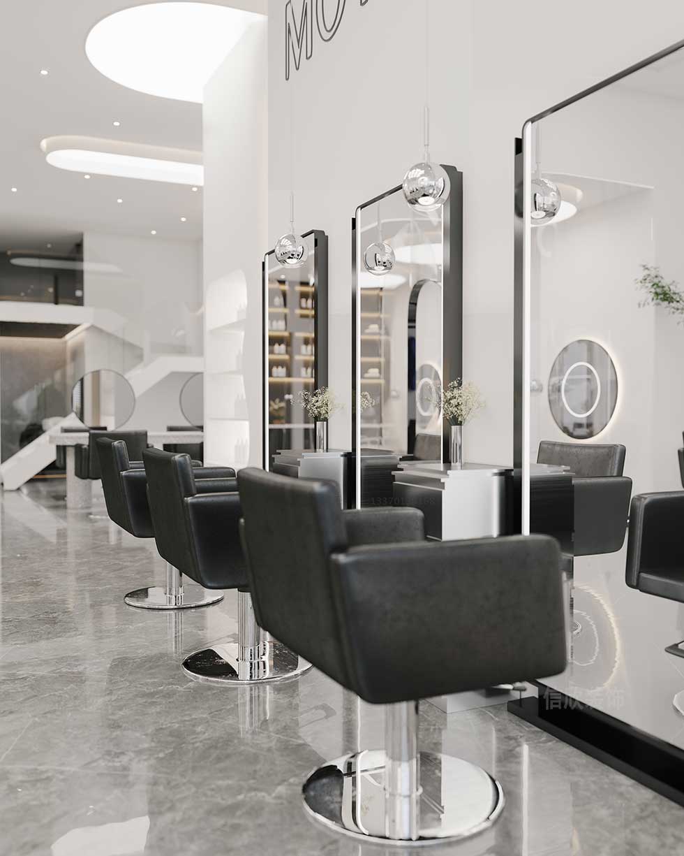 深圳南山美發(fā)店美發(fā)沙龍大廳裝修設(shè)計(jì) 深圳南山美發(fā)店美發(fā)沙龍大廳裝修設(shè)計(jì)