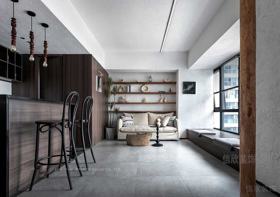 深圳龍崗小美發店洽談區裝修設計 深圳龍崗小美發店洽談區裝修設計