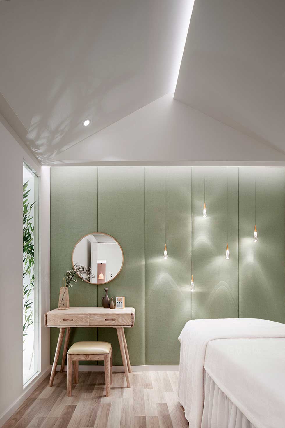 深圳美睫中心美容區(qū)裝修設計