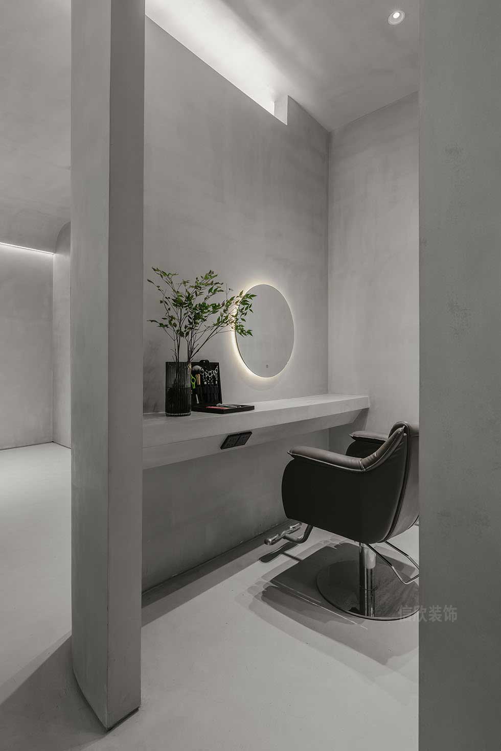 深圳龍崗工業風美發沙龍剪發區裝修設計 深圳龍崗工業風美發沙龍剪發區裝修設計