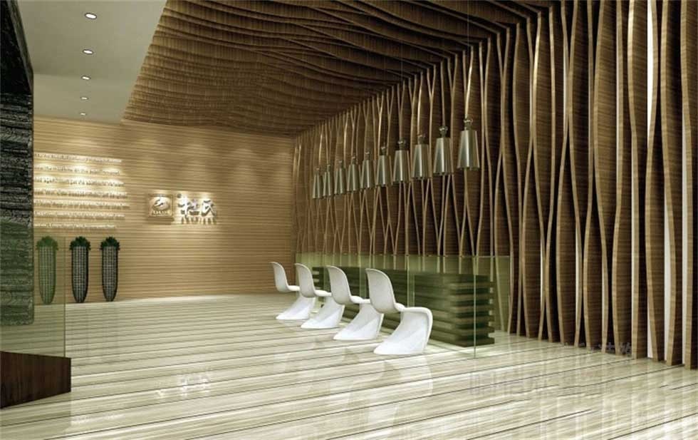 木業企業產品展廳接待大廳裝修設計 木業企業產品展廳接待大廳裝修設計