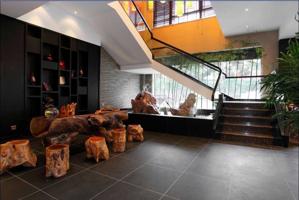 深圳養生館大廳裝修設計 深圳養生館大廳裝修設計