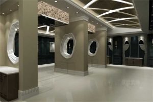 鏤空墻體過(guò)道裝修餐廳設(shè)計(jì)古典效果圖