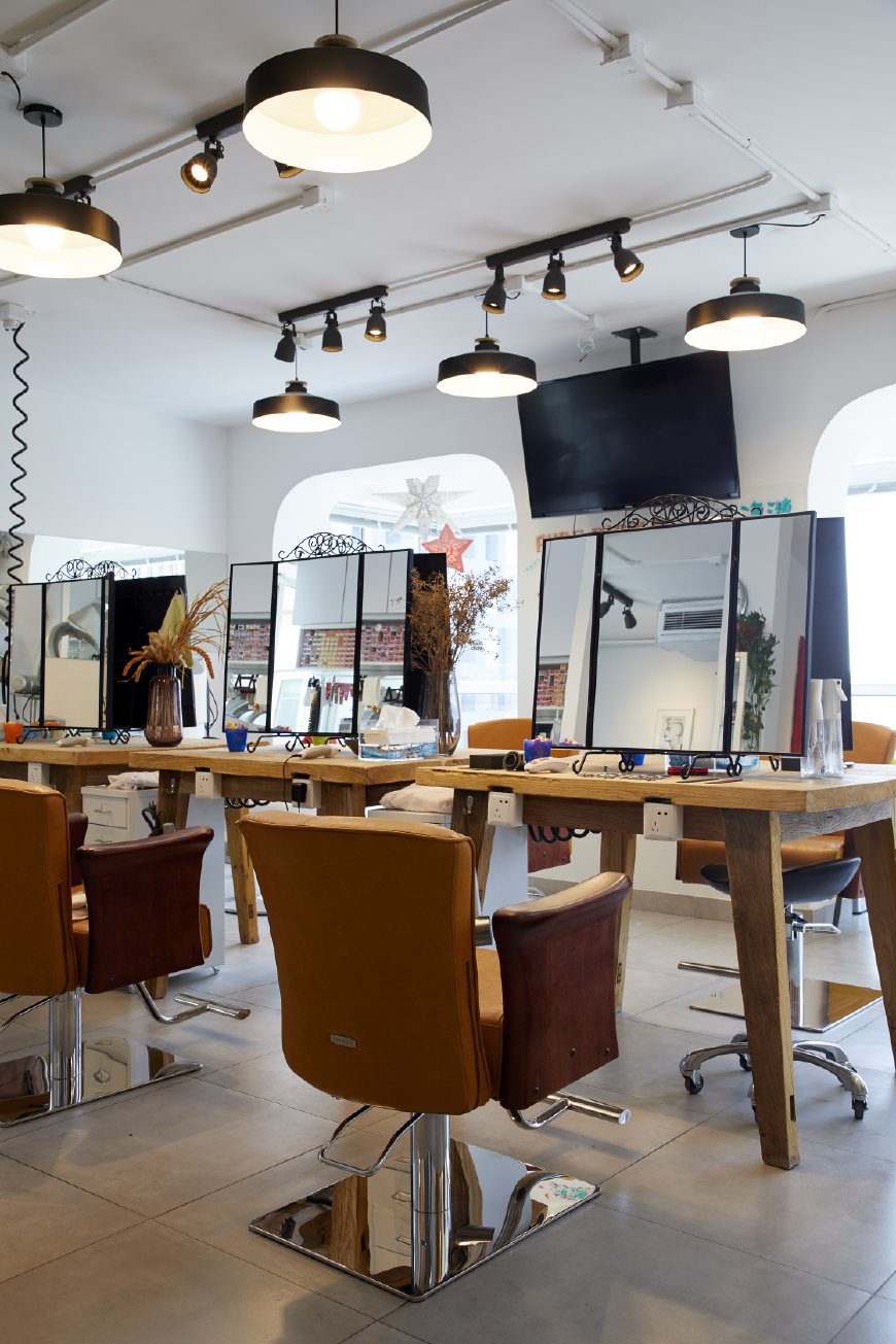 90平米北歐美發(fā)店頂面裝修設(shè)計(jì) 90平米北歐美發(fā)店頂面裝修設(shè)計(jì)