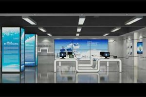 辦公室裝修設(shè)計(jì)效果圖大理石榮譽(yù)墻內(nèi)嵌式設(shè)計(jì)整體造型led燈屏幕廣告宣傳