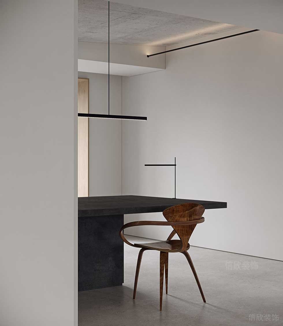 極簡風格辦公室休息區裝修圖