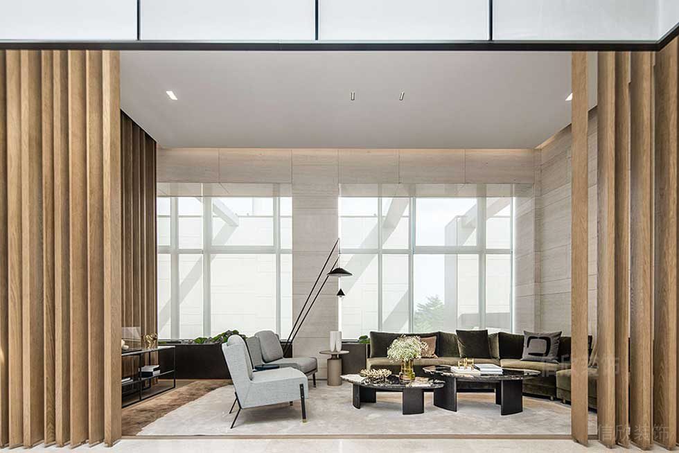 簡約風格辦公室接待廳裝修圖