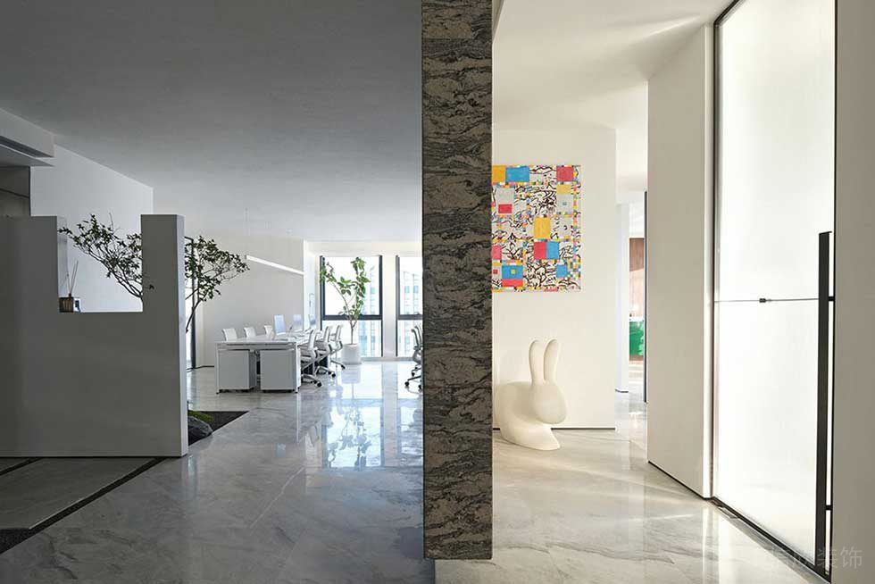 簡約風格辦公室空間效果圖