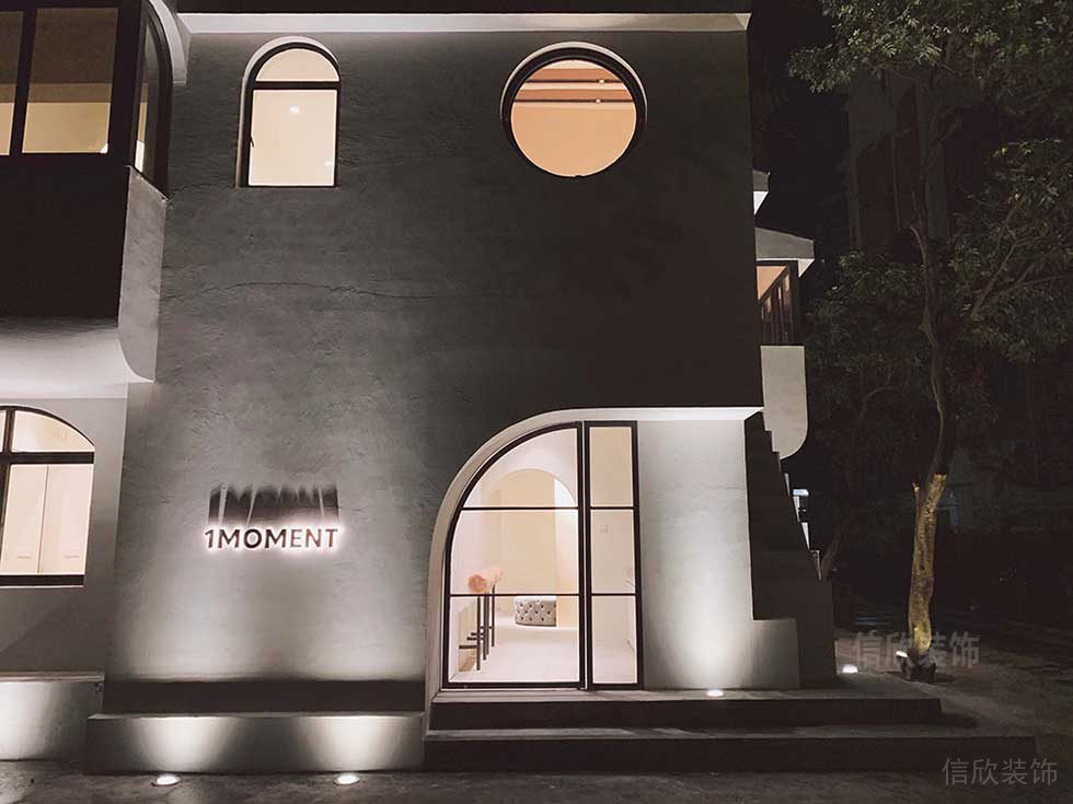 簡約風格辦公室外立面裝修圖