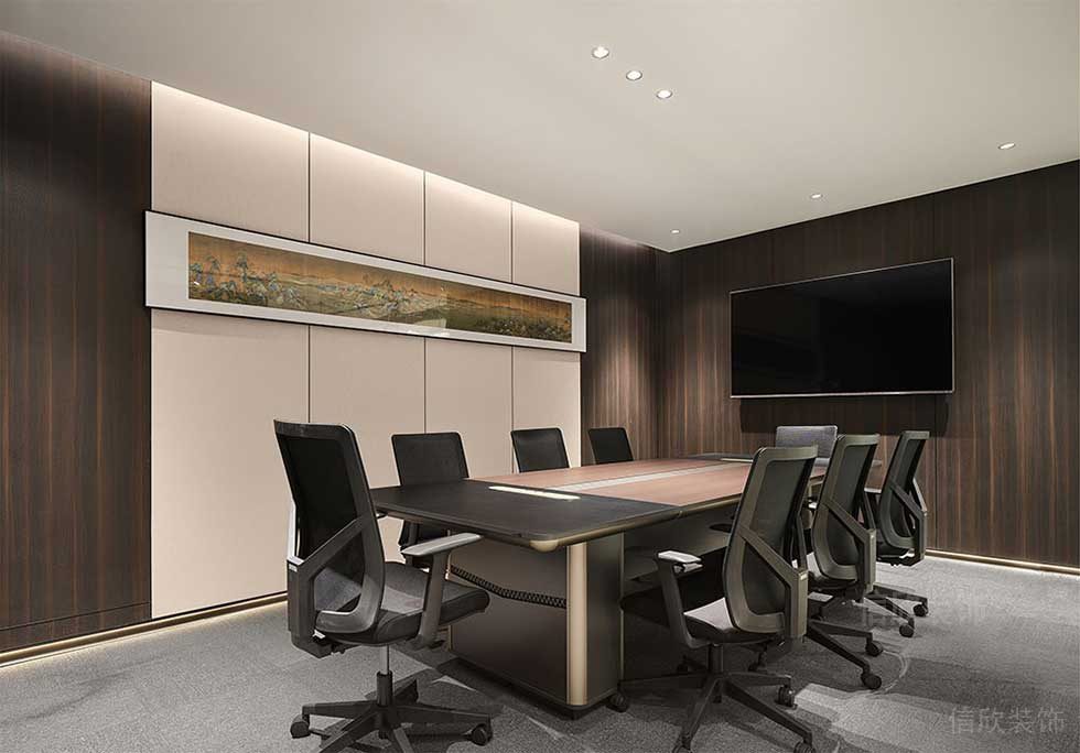 簡(jiǎn)約風(fēng)格企業(yè)公司會(huì)議室效果圖