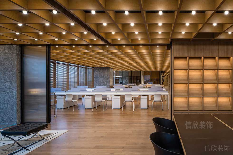 簡(jiǎn)約風(fēng)格商務(wù)公司多功能辦公廳效果圖