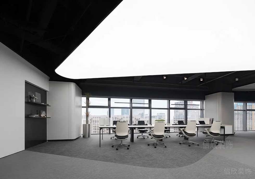 簡約風格公司辦公廳裝修圖