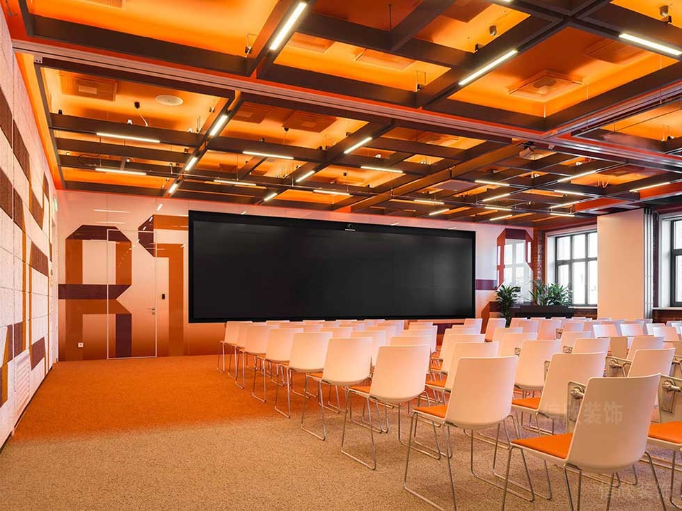 現代風格辦公空間座談培訓室裝修圖