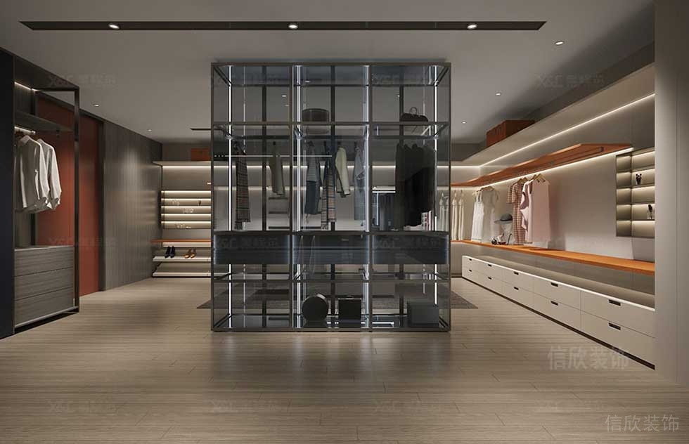 現(xiàn)代風(fēng)格公司案例董事長辦公室衣帽間裝修圖