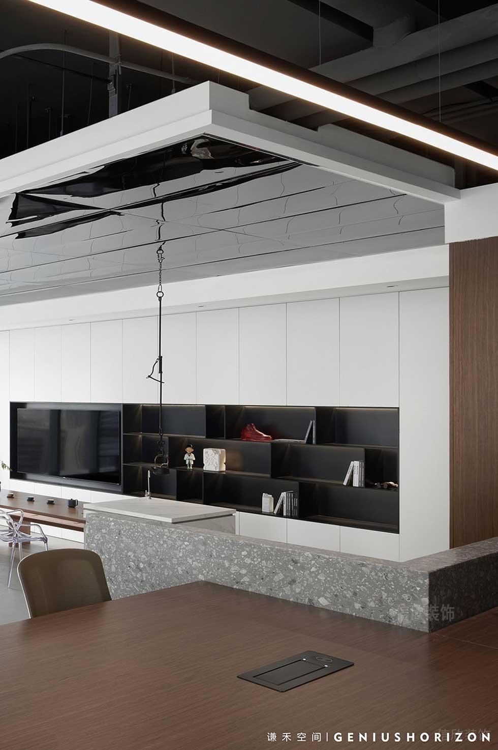 現代簡約風格辦公室案例茶水間設計圖