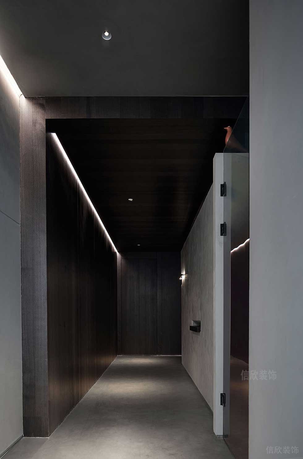 現(xiàn)代簡(jiǎn)約風(fēng)格辦公室裝修案例走廊效果圖