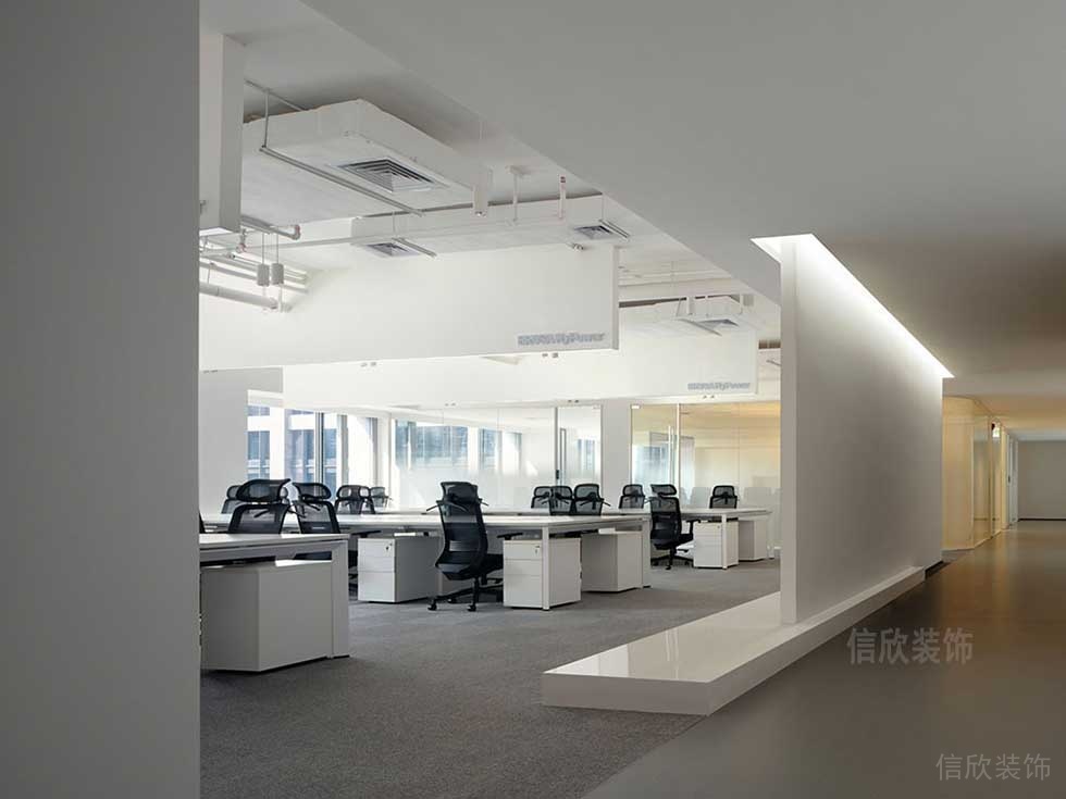 現(xiàn)代簡(jiǎn)約風(fēng)格公司辦公區(qū)過(guò)道空間裝修圖