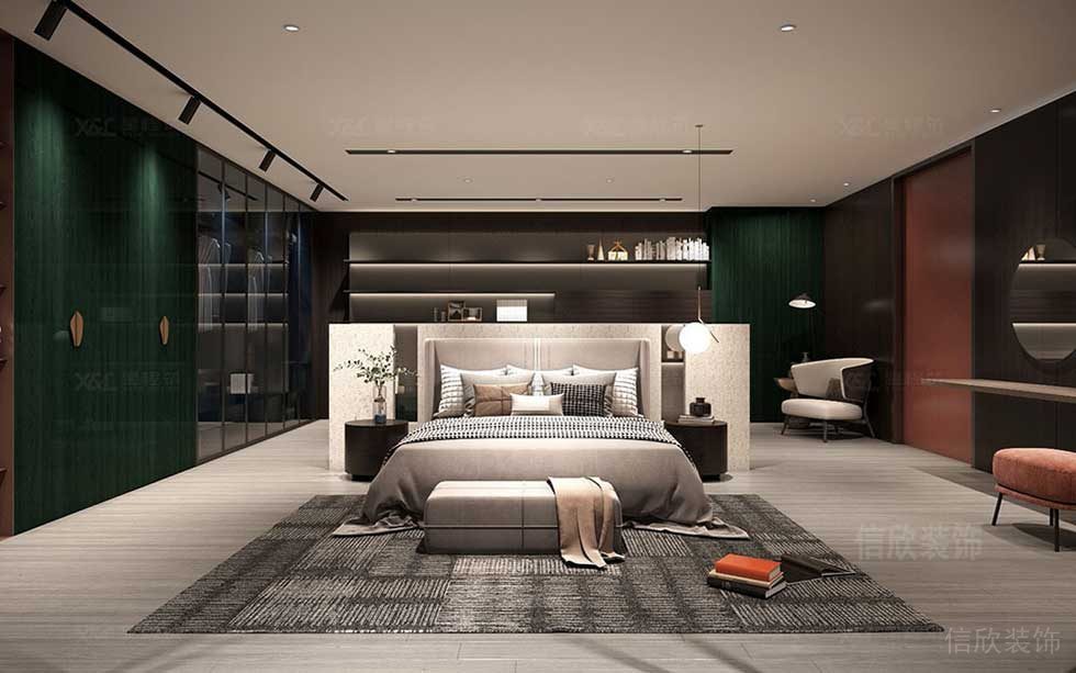 現(xiàn)代簡約風(fēng)格公司董事長辦公室休息區(qū)裝修圖