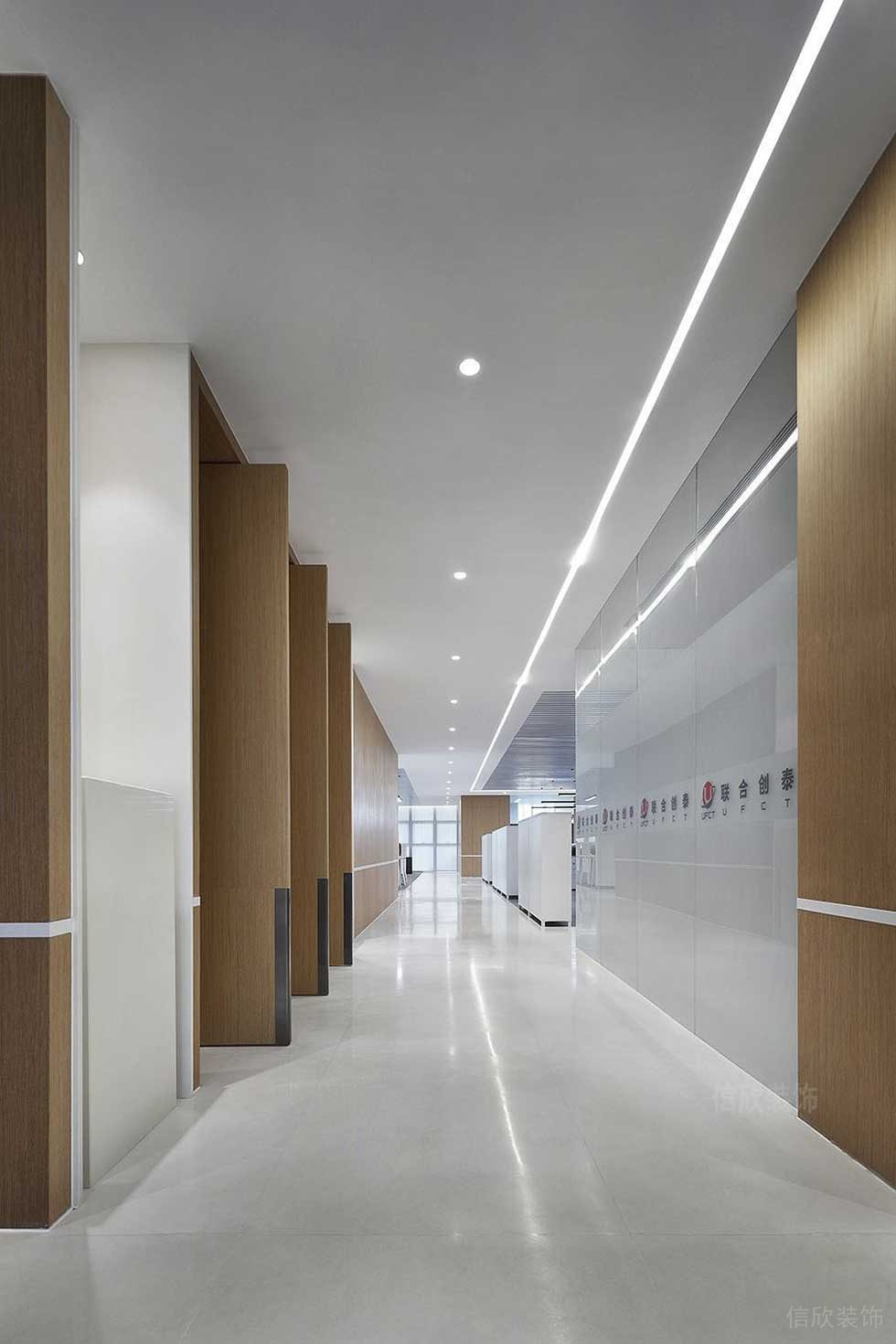 現(xiàn)代簡約風格公司走廊空間設(shè)計圖