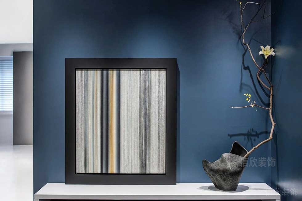 新中式風(fēng)格辦公室前廳玄關(guān)裝修圖