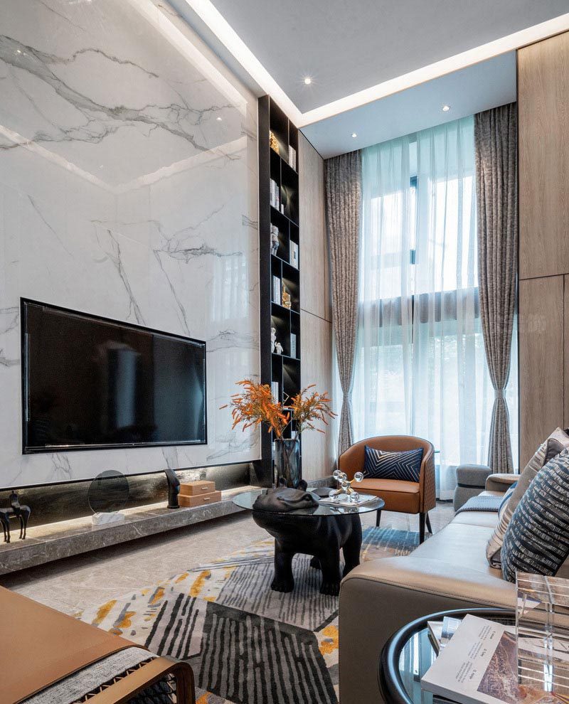 寶安區企崗山花園家庭住宅舊房裝修設計方案