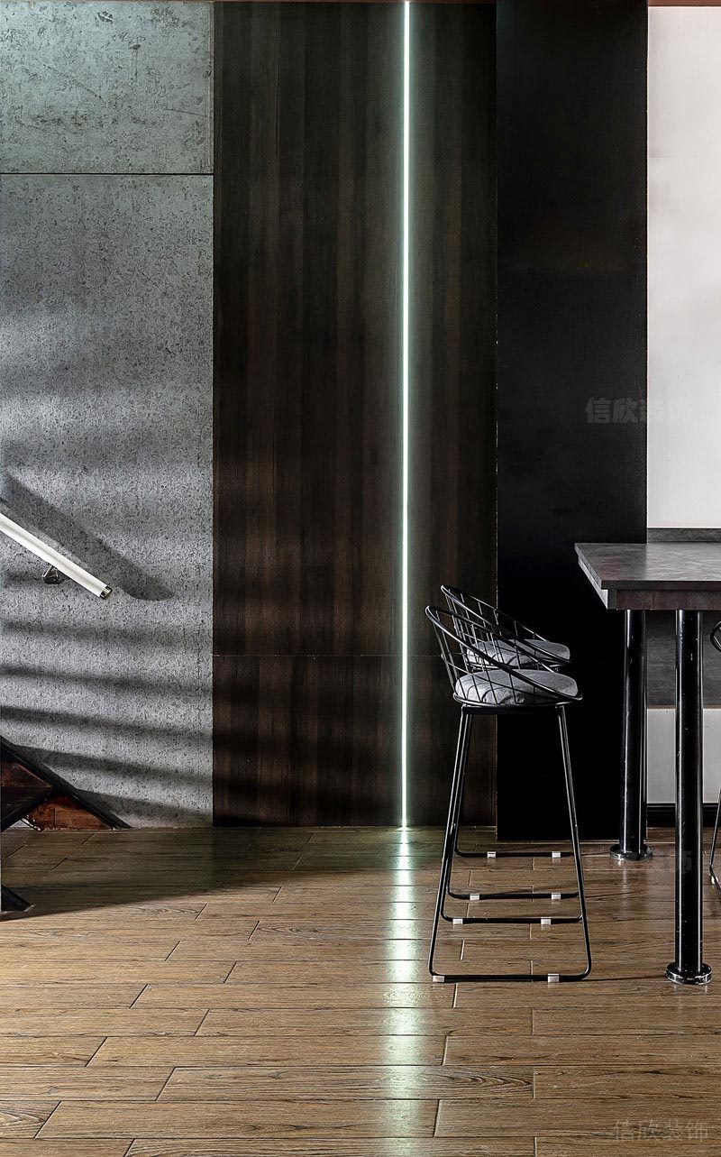 深圳沙尾餐飲裝修設(shè)計公司案例木飾面質(zhì)感