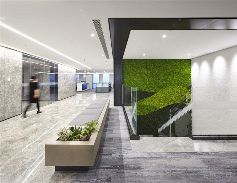 南山辦公室設(shè)計過道效果圖