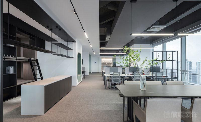 龍華現(xiàn)代暖色公司辦公區(qū)設(shè)計