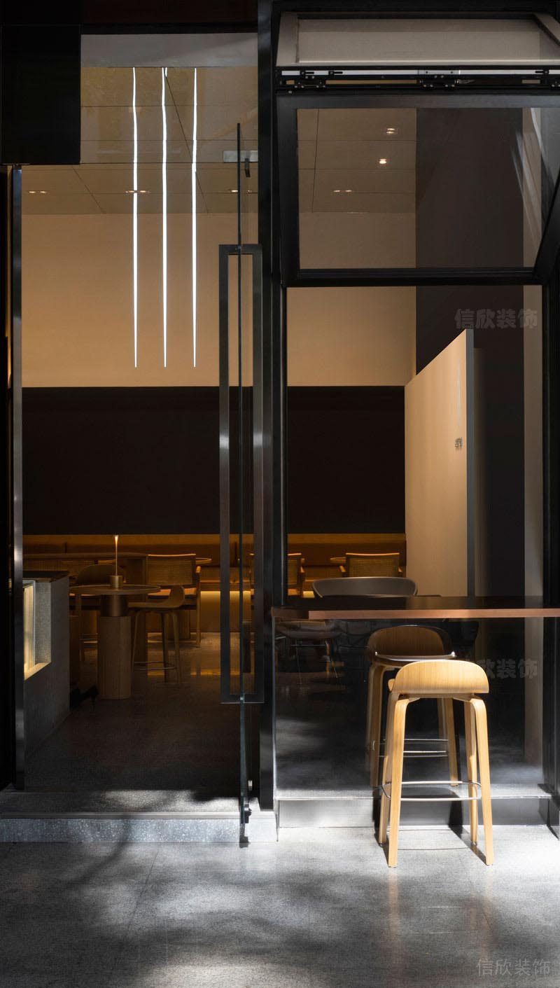 深圳西鄉(xiāng)餐飲裝修設(shè)計公司案例 入口