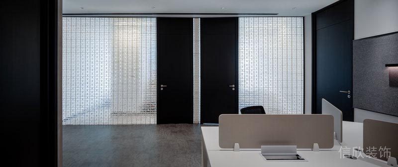 深圳鹽田辦公室裝修設(shè)計過道效果圖
