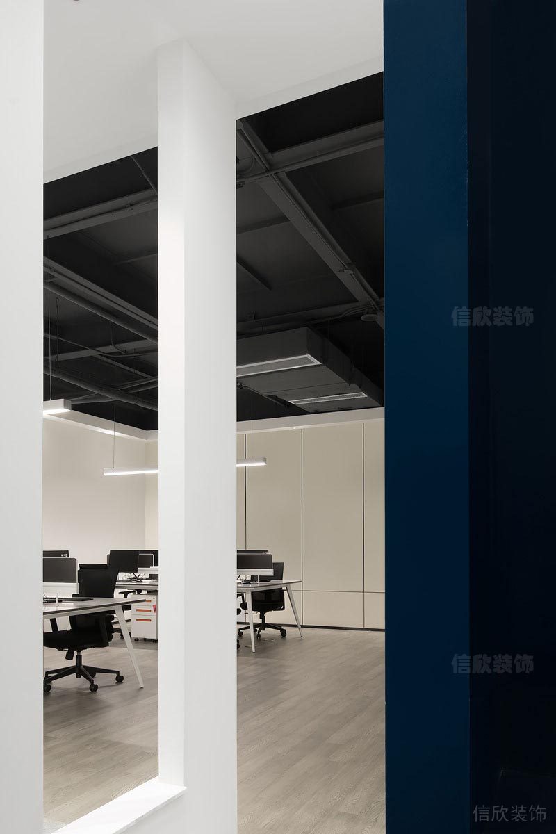 寶安石巖辦公室辦公區(qū)實景圖