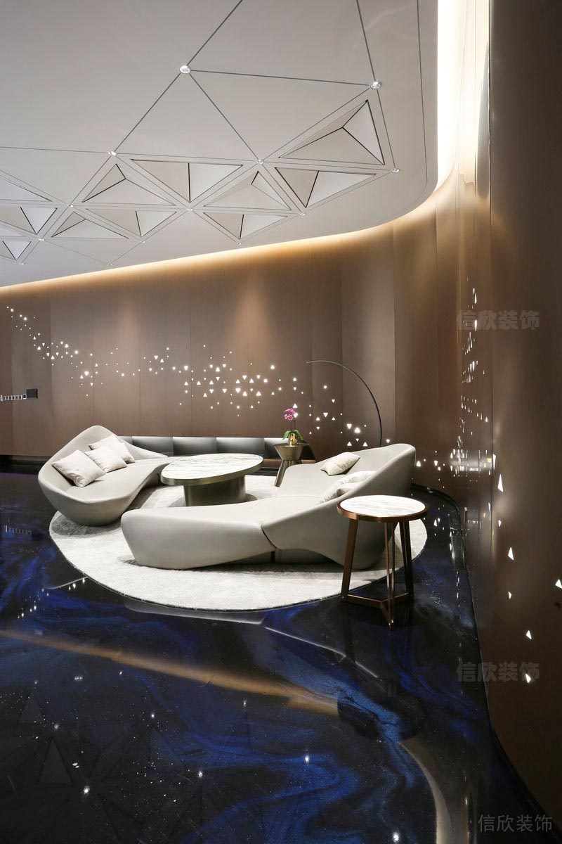 深圳寶安前海HOP國際大廈辦公室的設(shè)計案例 大廳