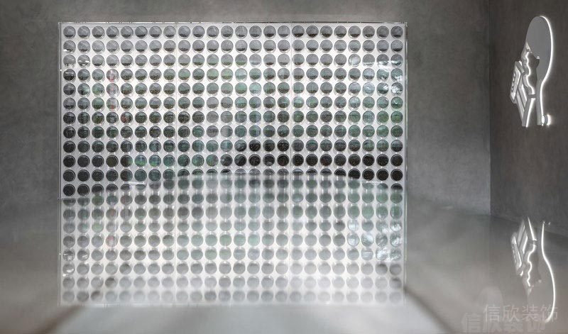 深圳白石洲餐飲裝修設計公司案例現代藝術掛飾