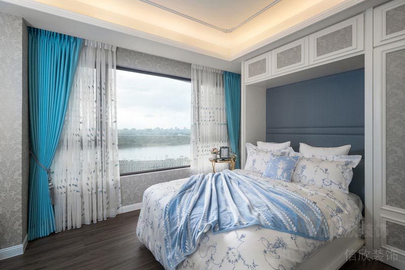 深圳鹽田家庭新房裝修設(shè)計臥室效果圖