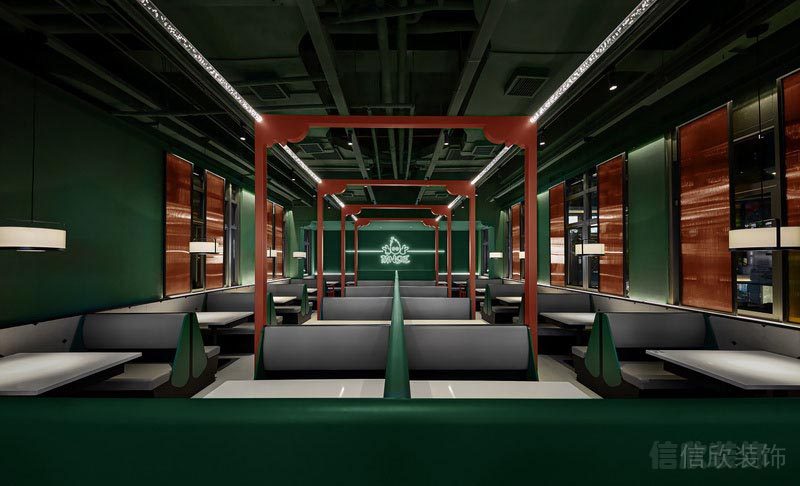 深圳南山區川味火鍋店裝修方案用餐區 深圳南山區川味火鍋店裝修方案用餐區