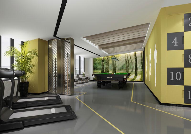 深圳福田中式風(fēng)格餐飲會所裝修設(shè)計公司案例健身區(qū) 深圳福田中式風(fēng)格餐飲會所裝修設(shè)計公司案例健身區(qū)